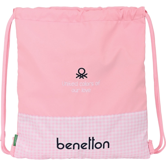 BENETTON VICHY GYMBAG SACO-MOCHILA 35X40 image 0