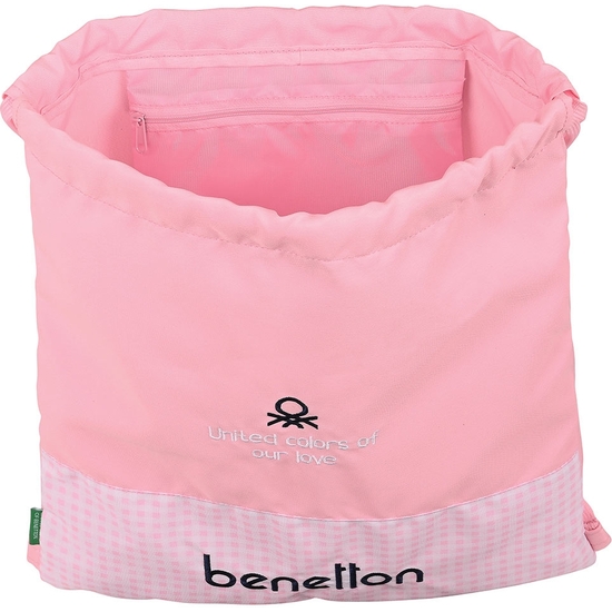 BENETTON VICHY GYMBAG SACO-MOCHILA 35X40 image 1