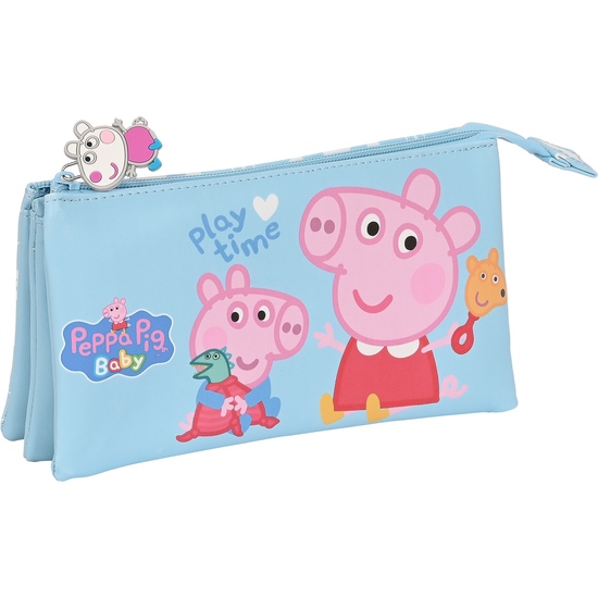 PEPPA PIG PORTATODO TRIPLE 22X12X3 image 0