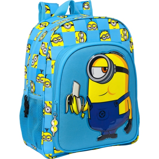 MINIONS MOCHILA ADAPTABLE A CARRO 32X38X12 image 0