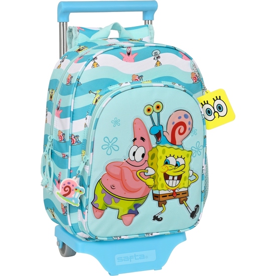 BOB ESPONJA MOCHILA + CARRO 26X34X11 image 0