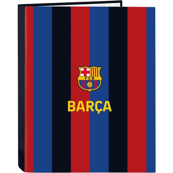 FC. BARCELONA CARPETA FOLIO 4 ANILLAS MIXTAS 26X4X33 CM image 0