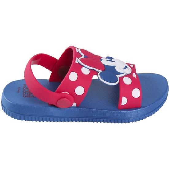 SANDALIAS CASUAL GOMA MINNIE BLUE image 0