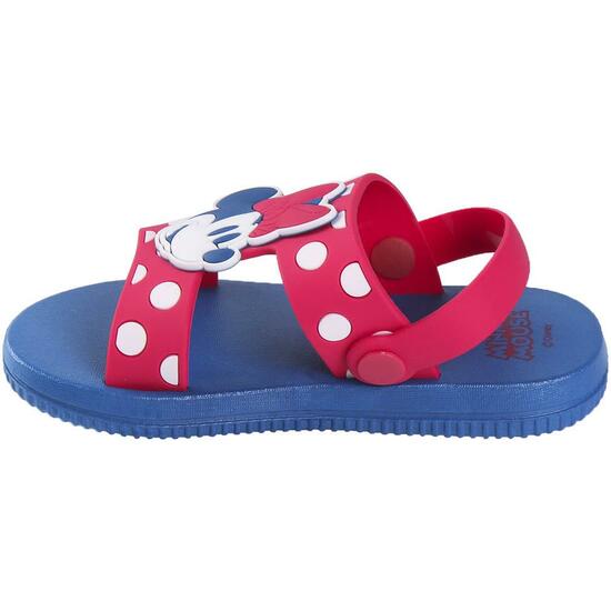 SANDALIAS CASUAL GOMA MINNIE BLUE image 1