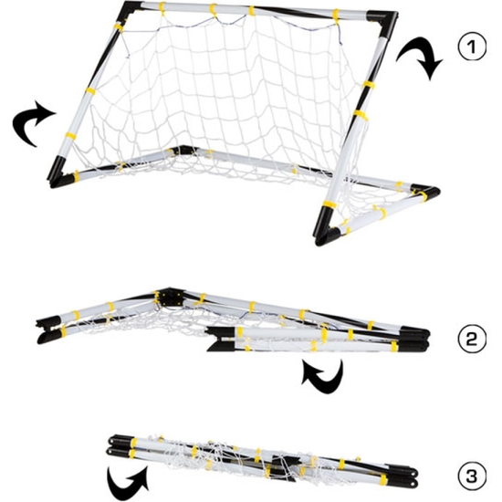 PORTERÍA FÚTBOL PLEGABLE 90X59X59 image 3