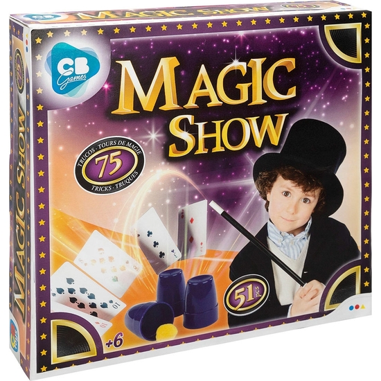 JUEGO MAGIA SHOW 75 TRUCOS 27X25 CM + 6 AÑOS image 0