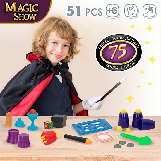 JUEGO MAGIA SHOW 75 TRUCOS 27X25 CM + 6 AÑOS image 4
