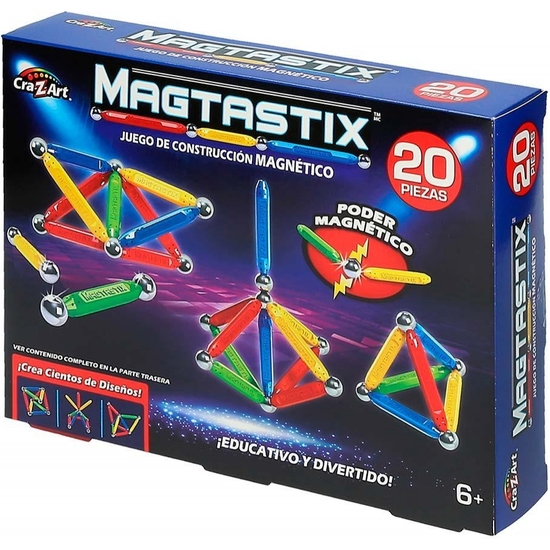 MAGTASTIX CONSTRUCCIÓN MAGNÉTICA 20 PZAS image 0