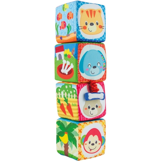 SET 4 BLOQUES BLANDOS TEXTURAS APILABLES 24X19 image 0