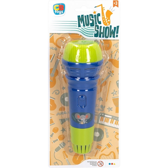 MICRÓFONO MUSIC SHOW EN BLISTER 29X12 CM image 1