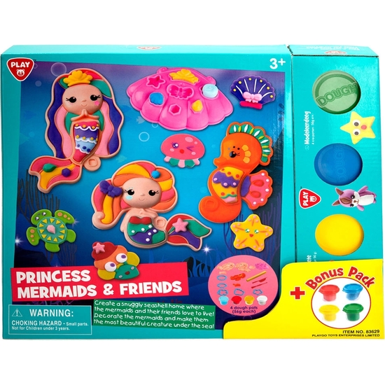 SET PLASTILINA SIRENAS 23 PIEZAS. CAJA 33X28X6  image 0