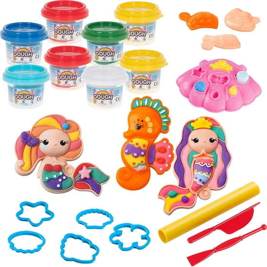 SET PLASTILINA SIRENAS 23 PIEZAS. CAJA 33X28X6  image 1