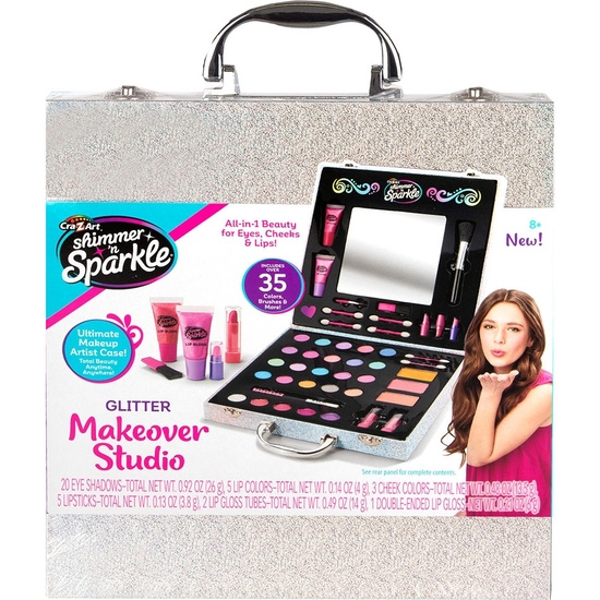 GRAN MALETÍN MAQUILLAJE SPARKLE 35 PIEZAS 25X28X5 image 0