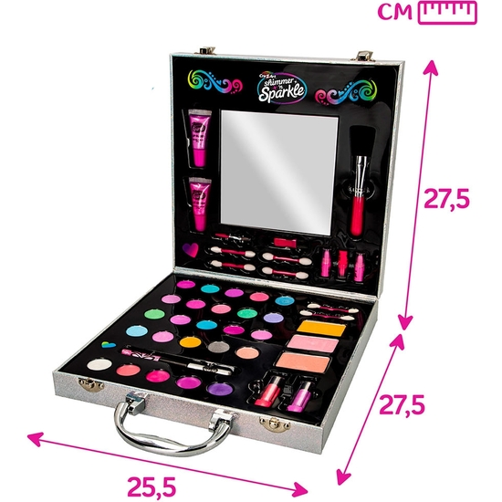GRAN MALETÍN MAQUILLAJE SPARKLE 35 PIEZAS 25X28X5 image 2