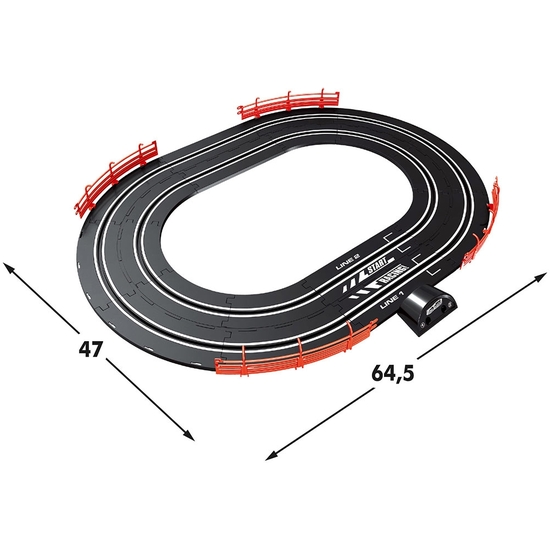 PISTA CIRCUITO SPEED&GO 2 COCHES. CAJA 43X30X5 image 2