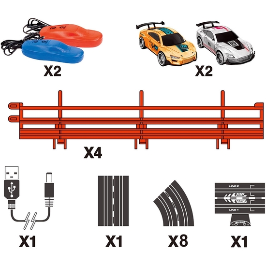 PISTA CIRCUITO SPEED&GO 2 COCHES. CAJA 43X30X5 image 3