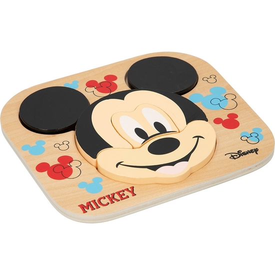 MICKEY PUZZLE ENCAJE MADERA 6 PIEZAS 21X20 image 3