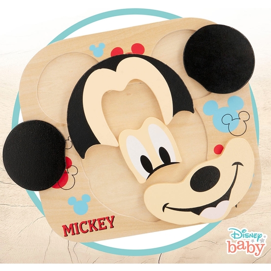 MICKEY PUZZLE ENCAJE MADERA 6 PIEZAS 21X20 image 5