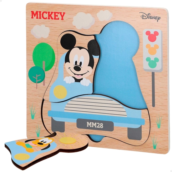 DISNEY PUZZLE BABY MADERA ECO 21X21 image 0