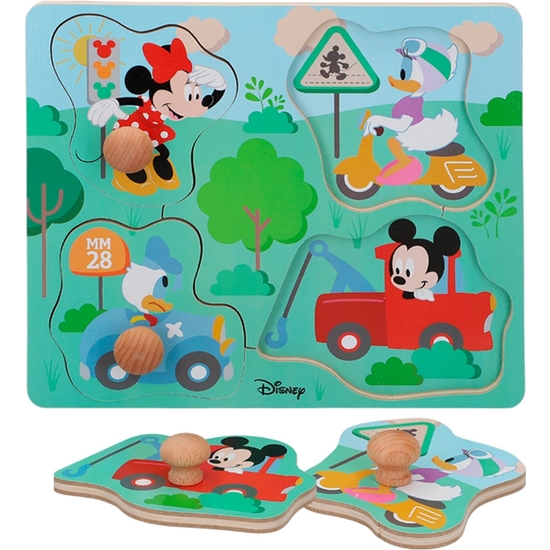 DISNEY ENCAJES PUZZLE MADERA ECO 30X25 image 0