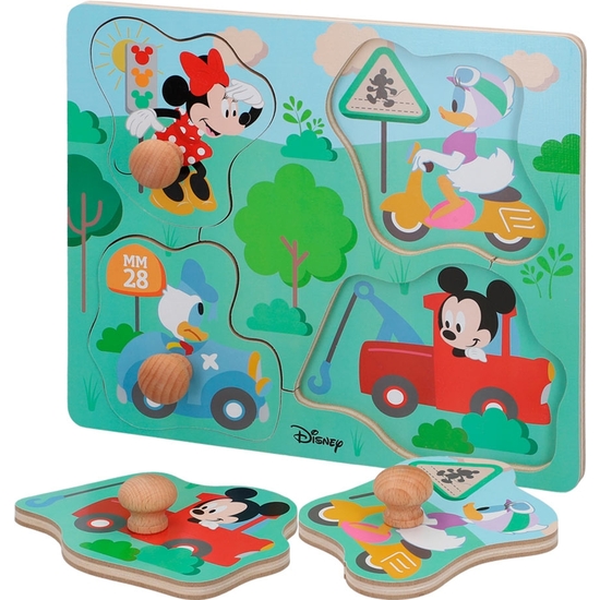 DISNEY ENCAJES PUZZLE MADERA ECO 30X25 image 1