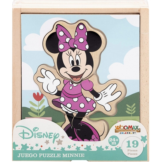 MINNIE PUZZLE ENCAJES MADERA VESTIDOS 19 PIEZAS image 0