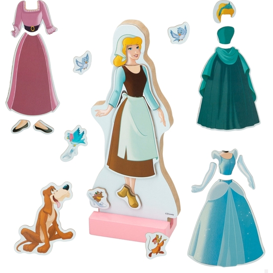 PRINCESAS DISNEY.VESTIDOS MADERAECO30X22 image 0