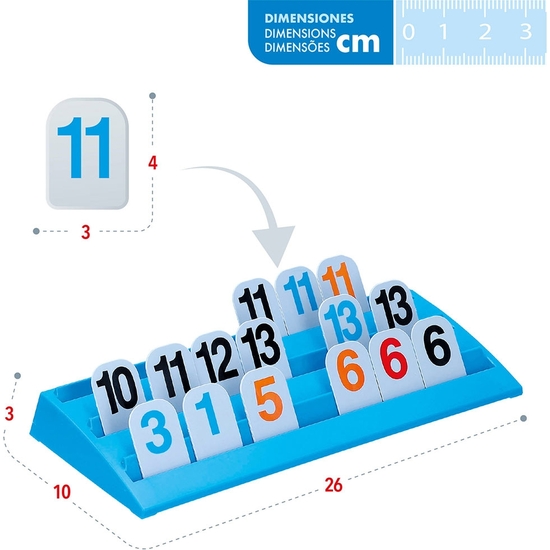 JUEGO DE MESA RUMMY 27X27 + 6 AÑOS image 2