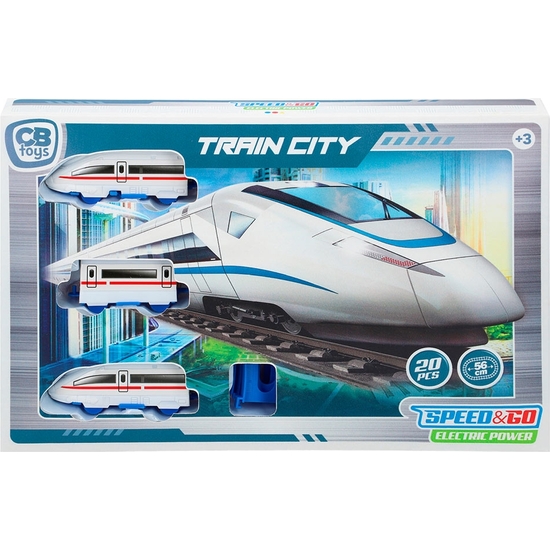 TREN ALTA VELOCIDAD ELÉCTRICO SPEED&GO 56 CM CAJA 36X24 image 1