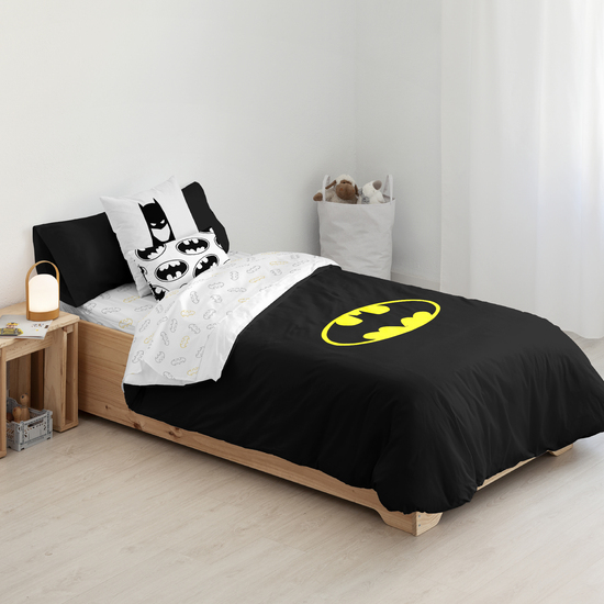 FUNDA NÓRDICA CON BOTONES 100% ALGODÓN MODELO DARK KNIGHT PARA CAMA DE 80 (140X200 CM.) image 4