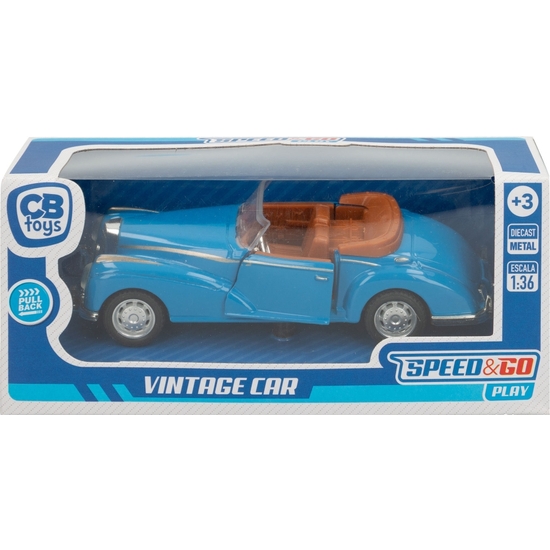 COCHE COLECCIÓN METAL FRICCIÓN RETRO 11 CM ESCALA 1:36 SURTIDOS image 3