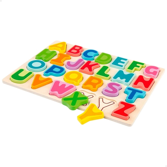 ENCAJE PUZZLE MADERA ECO LETRAS 30X22X1 image 1