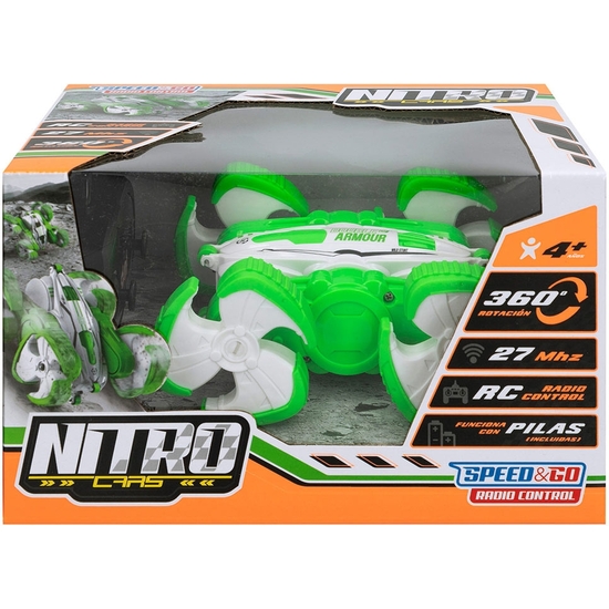 COCHE RADIOCONTROL SPEED&GO NITRO 360º. CAJA 22X17 image 1