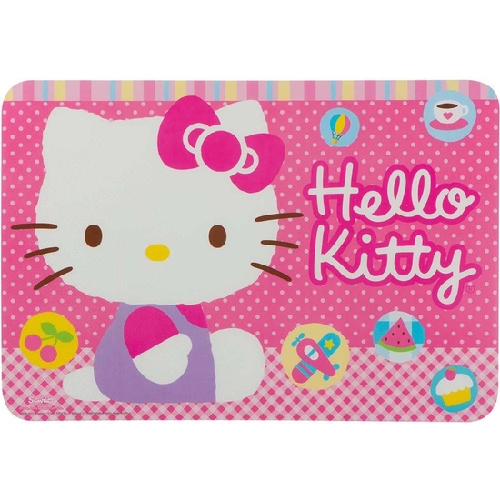 HELLO KITTY MANTEL PLÁSTICO 42X30 CM image 1