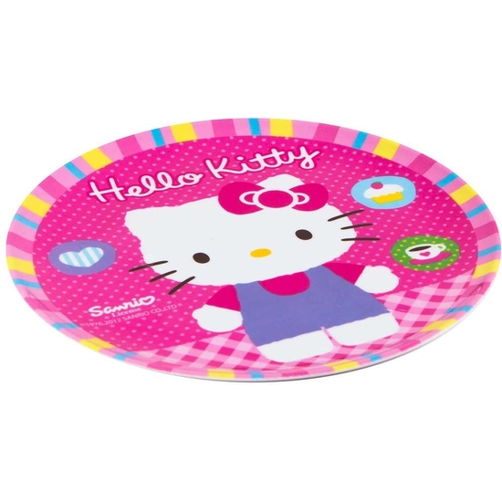 HELLO KITTY PLATO MELAMINA 20 CM image 1