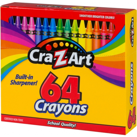 ESTUCHE 64 CERAS DURAS CRA-Z-ART image 0