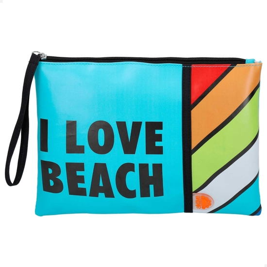 BOLSITO PLAYA I LOVE BEACH 27X20 image 0