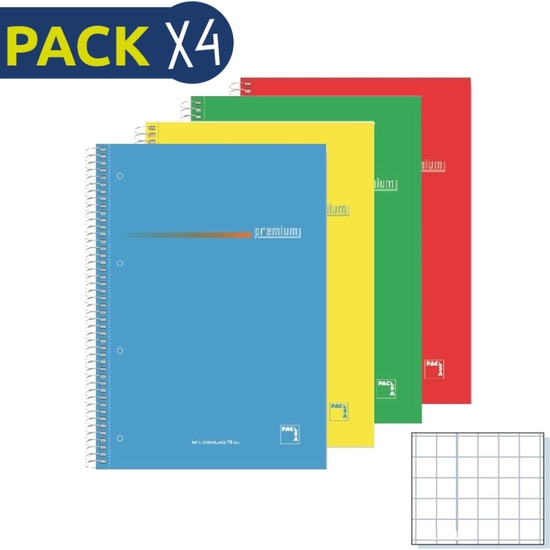 PACK 4 BLOC 70 GR FORRADA MICRO A-5 160 HJ CN image 0