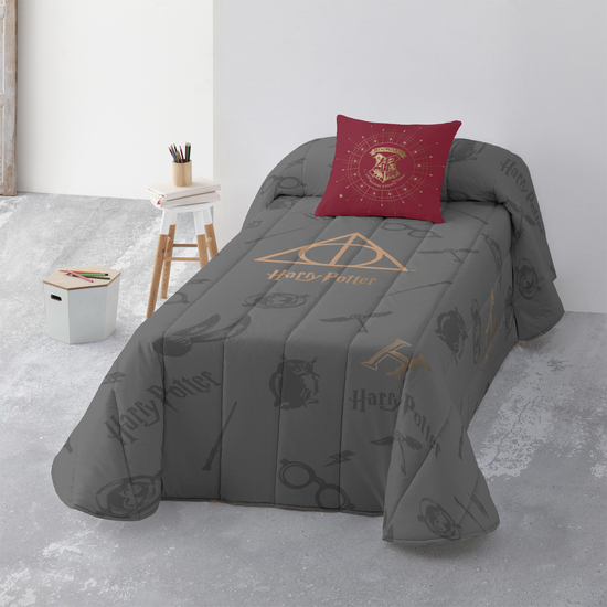 BOUTI 100 GR REVERSIBLE MODELO DEATHLY HALLOWS PARA CAMA DE 180 (280X270CM.) image 1