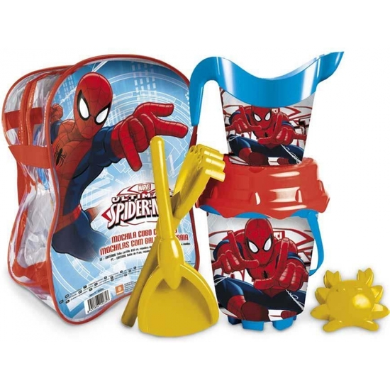 SPIDERMAN MOCHILA C/CONJUNTO PLAYA 25X33 image 0