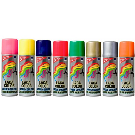 LACA DE PELO FLOURESCENTE 125 ML. TAMAÑO - NARANJA image 0