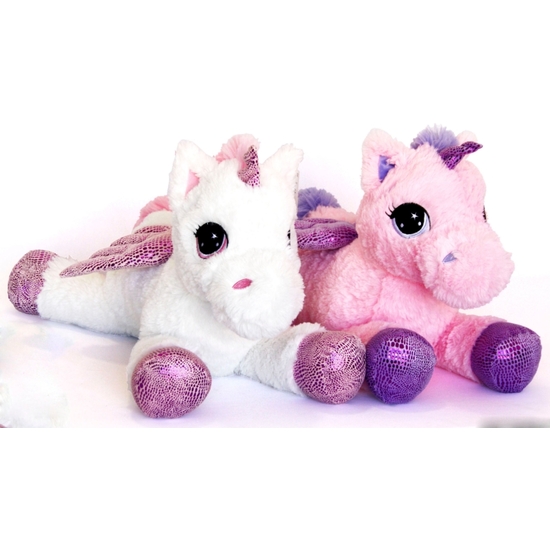 UNICORNIO PELUCHE GIGANTE 80 CM image 0