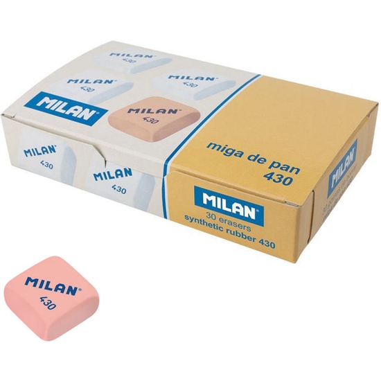 CAJA 30 GOMAS DE BORRAR MILAN image 0