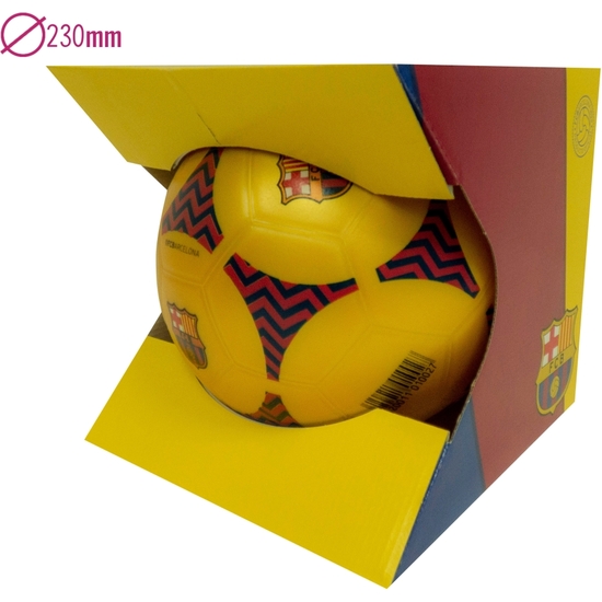 F.C.BARCELONA BALÓN CAJA REGALO 230 MM image 0