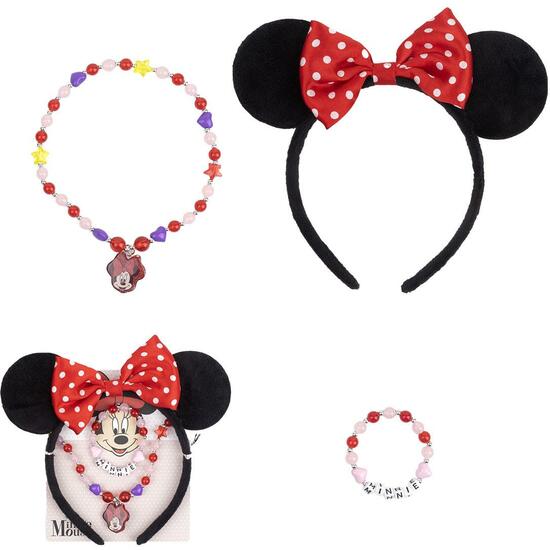 BISUTERIA Y DIADEMA PACK 4 PIEZAS MINNIE MULTICOLOR image 0