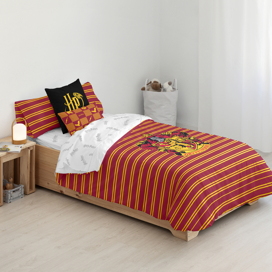 FUNDA NÓRDICA CON BOTONES 100% ALGODÓN MODELO GRYFFINDOR SHIELD PARA CAMA DE 80 (140X200 CM.) image 4