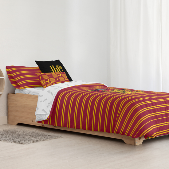 FUNDA NÓRDICA CON BOTONES 100% ALGODÓN MODELO GRYFFINDOR SHIELD PARA CAMA DE 80 (140X200 CM.) image 5