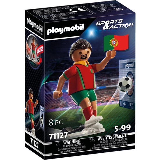 PLAYMOBIL FÚTBOL JUGADOR DE FÚTBOL PORTUGAL image 0