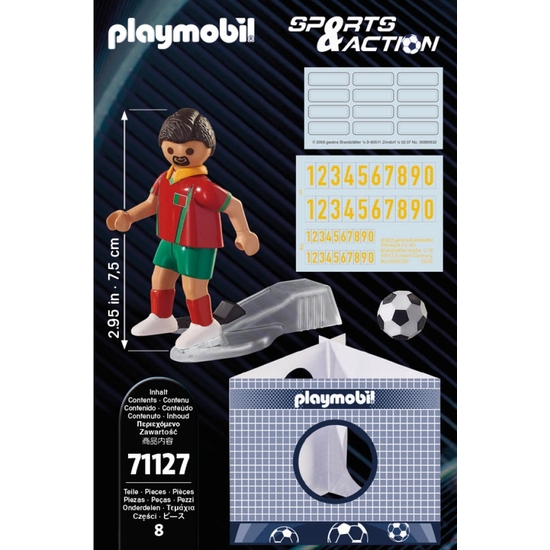 PLAYMOBIL FÚTBOL JUGADOR DE FÚTBOL PORTUGAL image 2