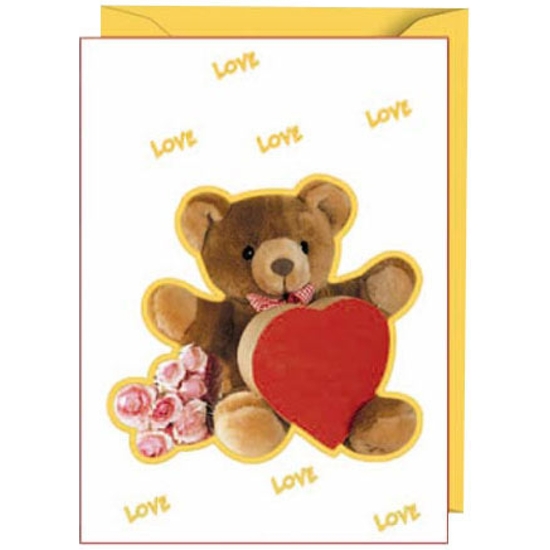 TARJETA ANIMALES LOVE ORO+SOBRE 9X6-5MOD image 4